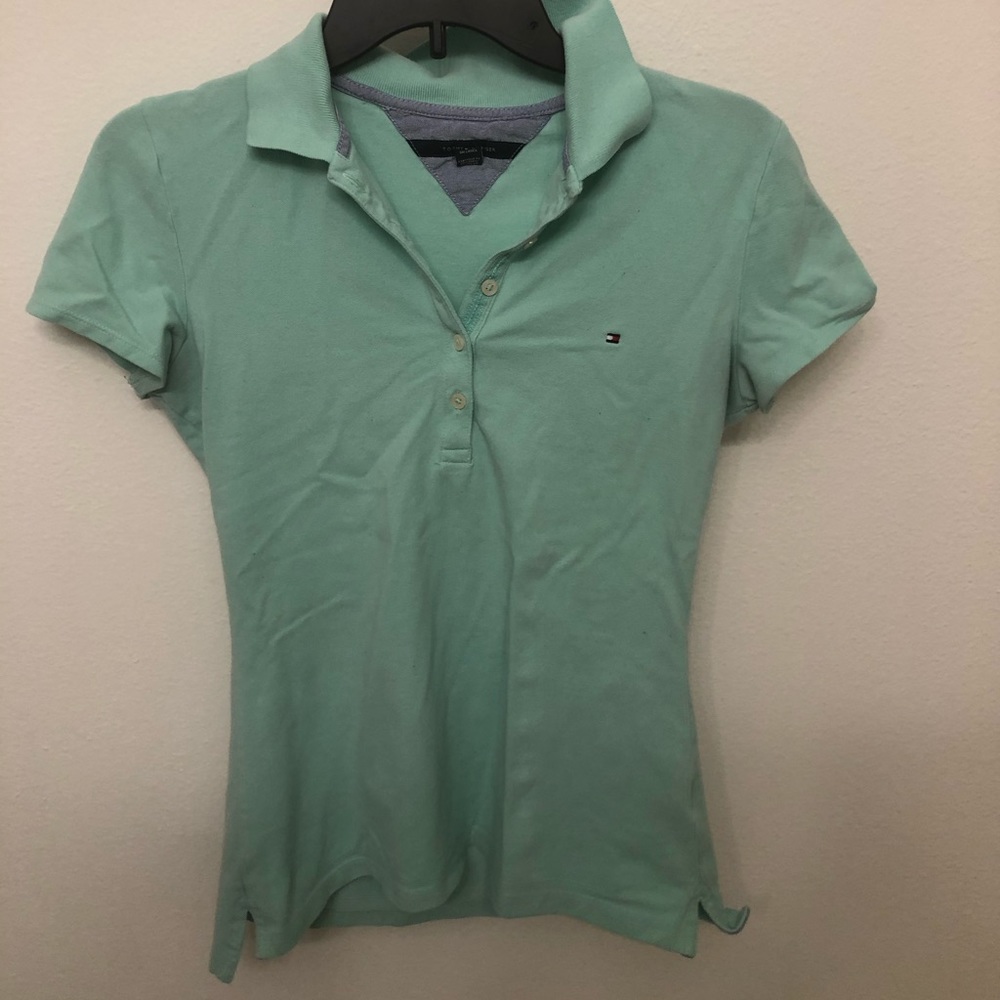 Aqua / turquoise Tommy Hilfiger polo